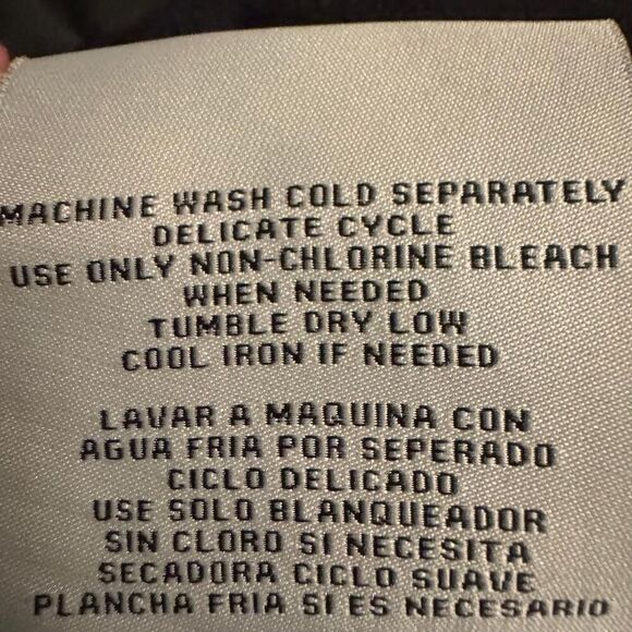 Levi’s Men’s Small Dark Gray Bomber Jacket with Black Hood Full Zip - Picture 4 of 7